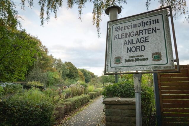 Blick in die Kleingartenanlage Nord