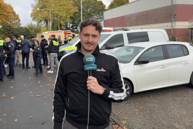 Reporter Tim Hübbertz live vor Ort in Dortmund-Eving.
