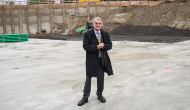 Polizei-Neubau in Dortmund: NRW-Innenminister Reul besucht Mega-Baustelle