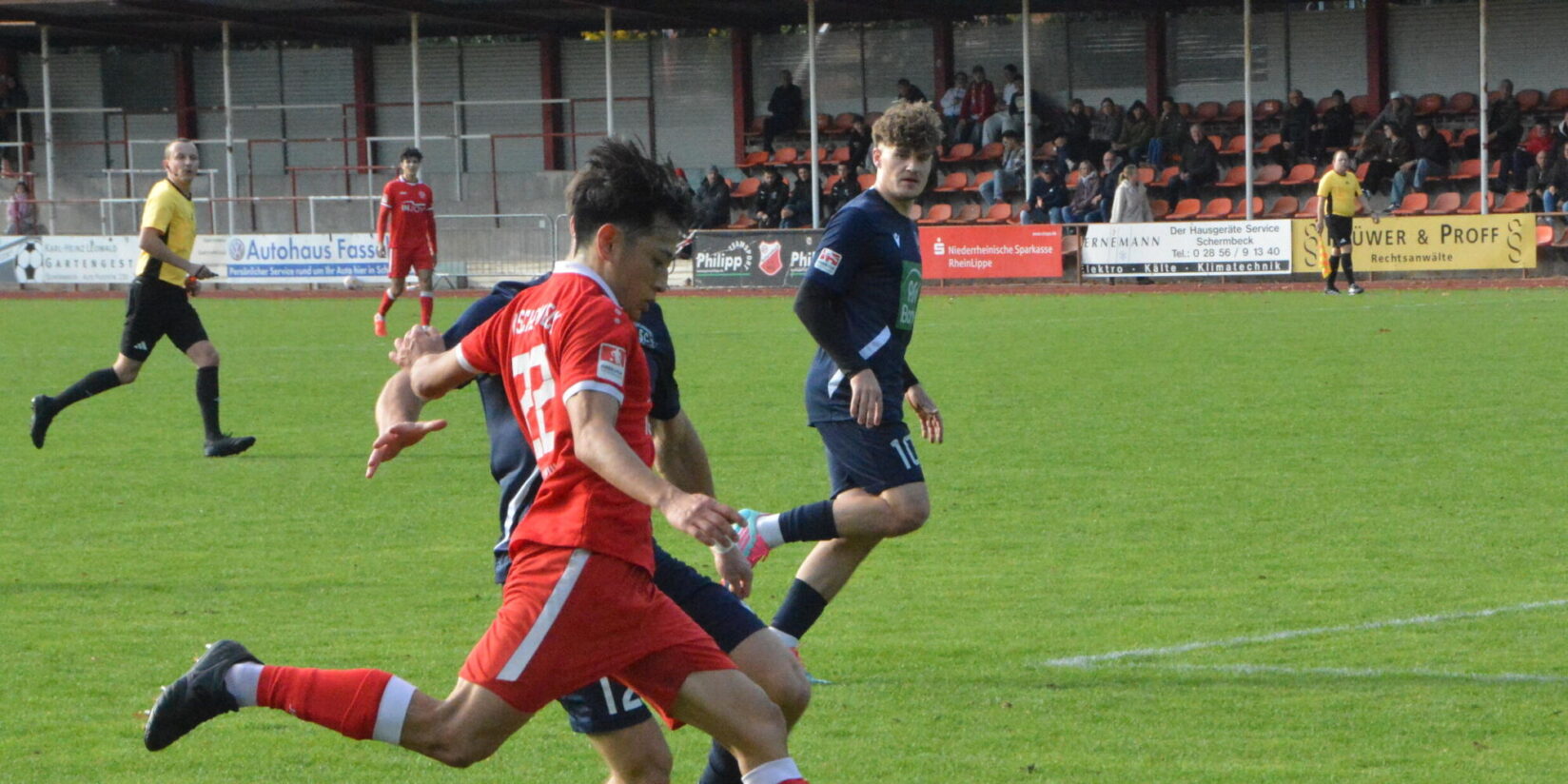 ASC 09 Dortmund siegt 3:0 beim SV Schermbeck in der Oberliga