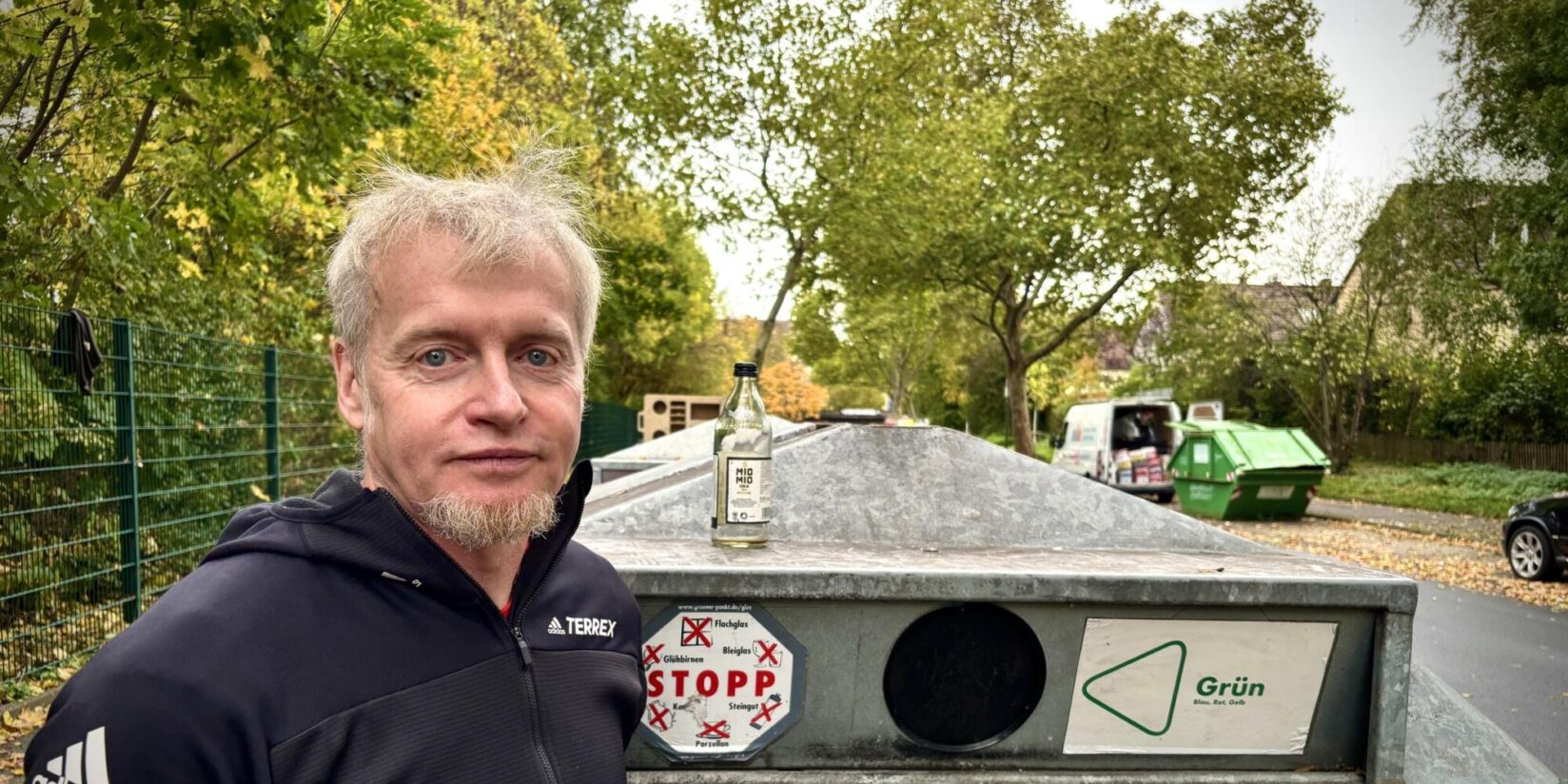 128,50 Euro Strafe für Pfandflaschen am Container