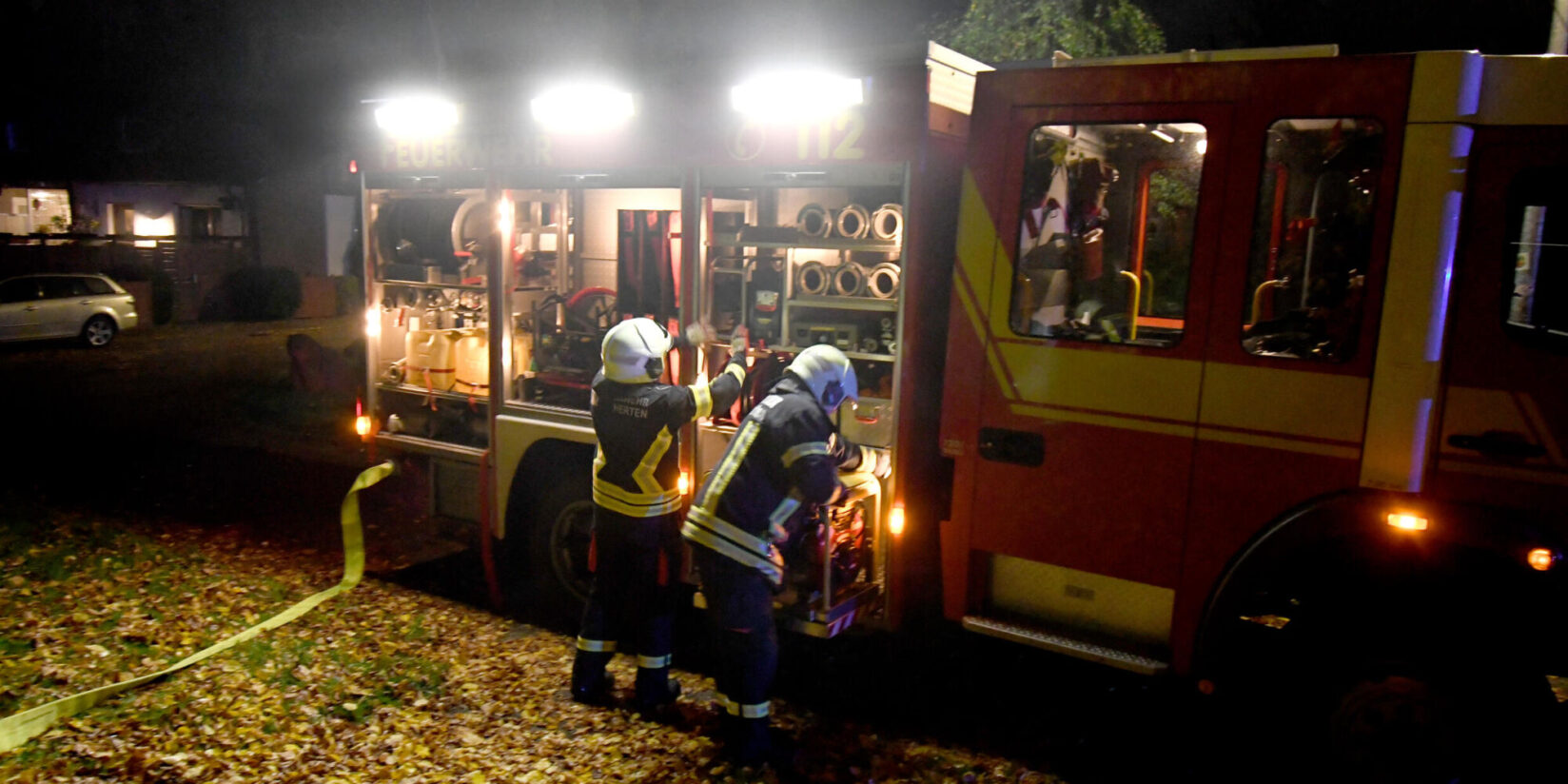 Dachstuhlbrand an der Grünstraße in Herten: Brandstiftung?