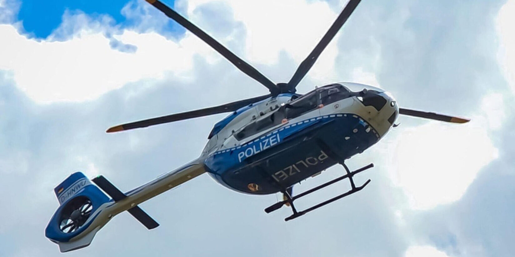 Polizei-Hubschrauber kreiste über Dortmund: Fahndung nach Einbrechern