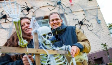 Horror-Haus der Karraschs rüstet sich für Halloween