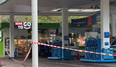 Tankstelle in Dortmund-Scharnhorst abgesperrt: Feuerwehr im Einsatz
