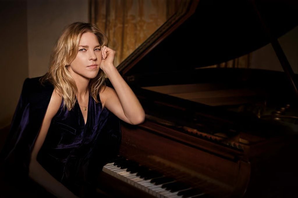 Jazz-Sängerin und Pianistin Diana Krall. Das Foto stammt nicht aus Halle. 