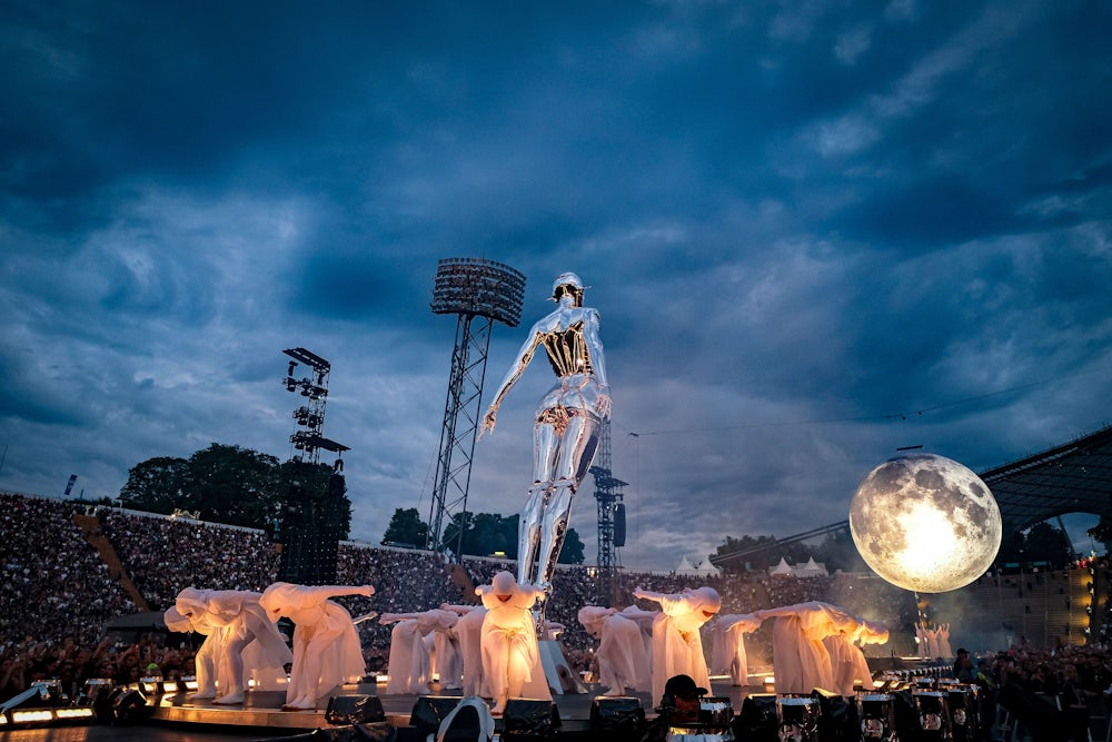 The Weeknd verwandelte  2023 das Olympiastadion in eine gigantischen Filmkulisse.