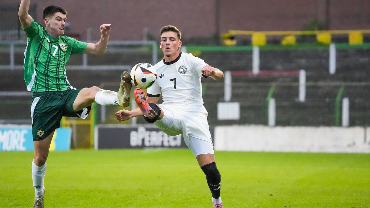 Spiel in Nordirland spät gedreht: Deutsche U21 wendet Debakel und Knockout in EM-Quali noch ab