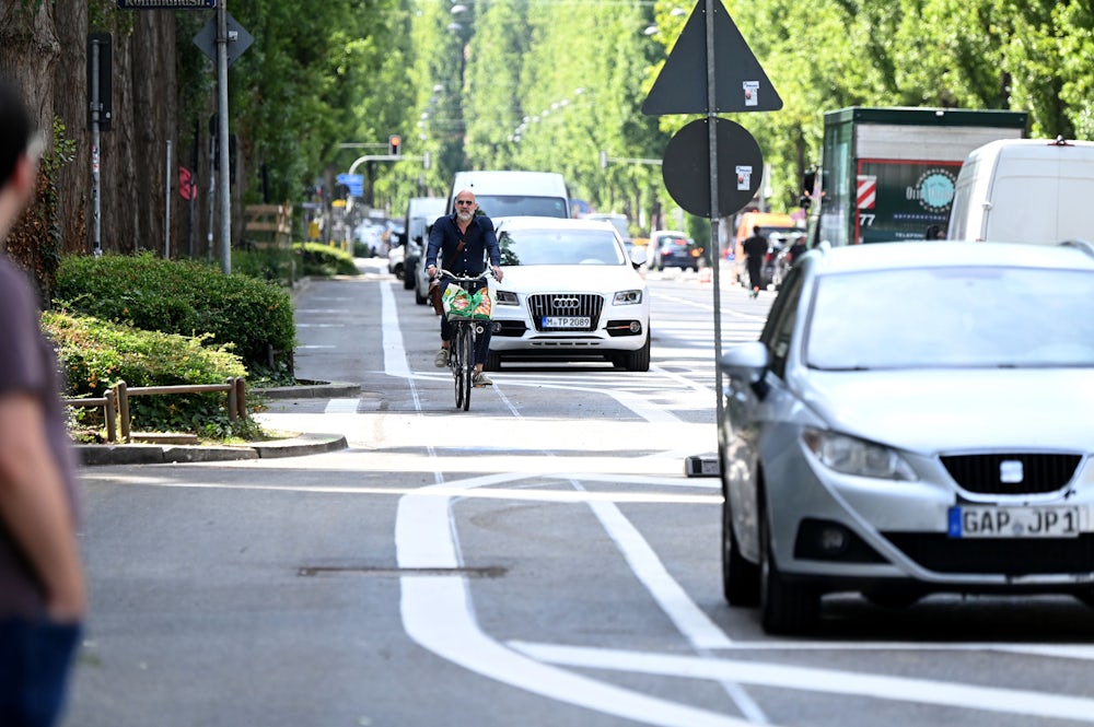 Der Abschnitt der Lindwurmstraße zwischen Sendlinger Tor und Goetheplatz ist bereits ausgebaut.