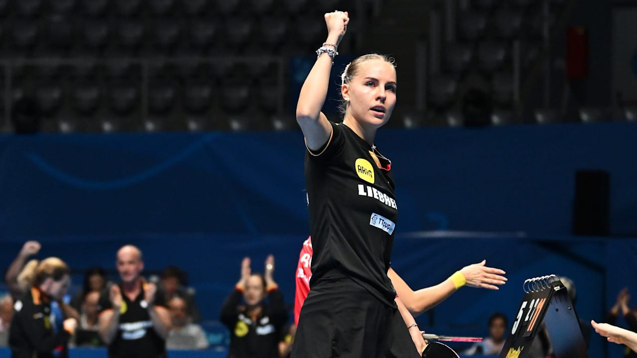 Tischtennis: Annett Kaufmann führt Deutschland zum EM-Rekord-Titel | Sport