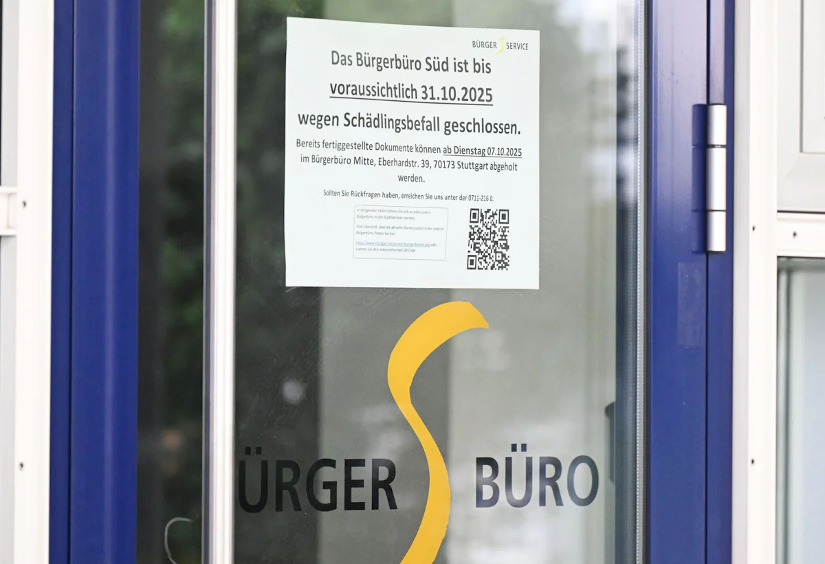 Ungeziefer - Bürgerbüro Süd in Stuttgart wegen Mäusen geschlossen - Wissen