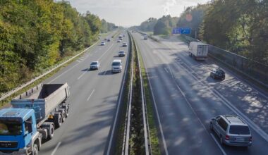 Vollsperrung auf der A43 ab heute Abend