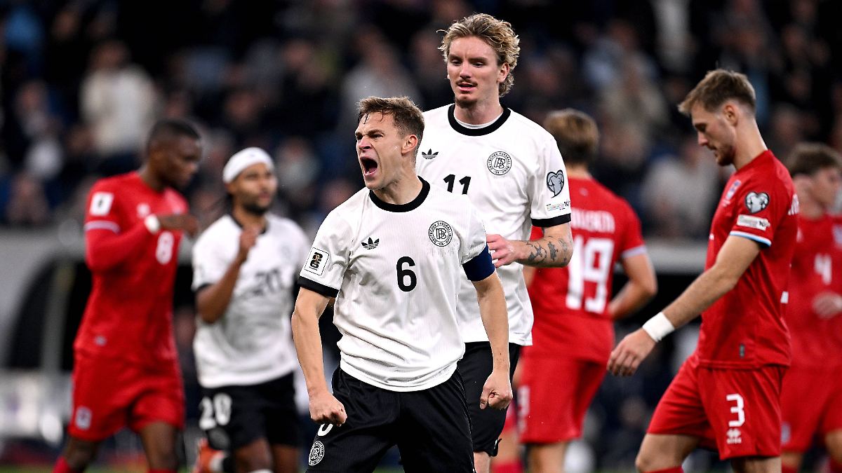 Pflichtsieg mit Torlaune: DFB-Team schnappt sich Tabellenspitze in WM-Quali