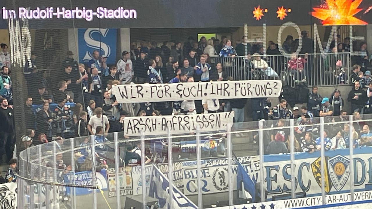 Eishockey: Stimmung kippt! Dresden-Fans kochen nach Horror-Pleite | Sport