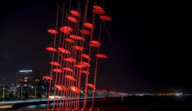 Die berühmten „Regenschirme“ von Thessaloniki müssen teilweise abgebaut werden