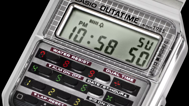 Uhr, Armbanduhr, Limited Edition, Zurück In Die Zukunft, Back to the Future, Casio, CA-500WEBF-1A