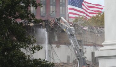 Trump hat sich umentschieden: Ostflügel des Weißen Hauses wird fast komplett abgerissen