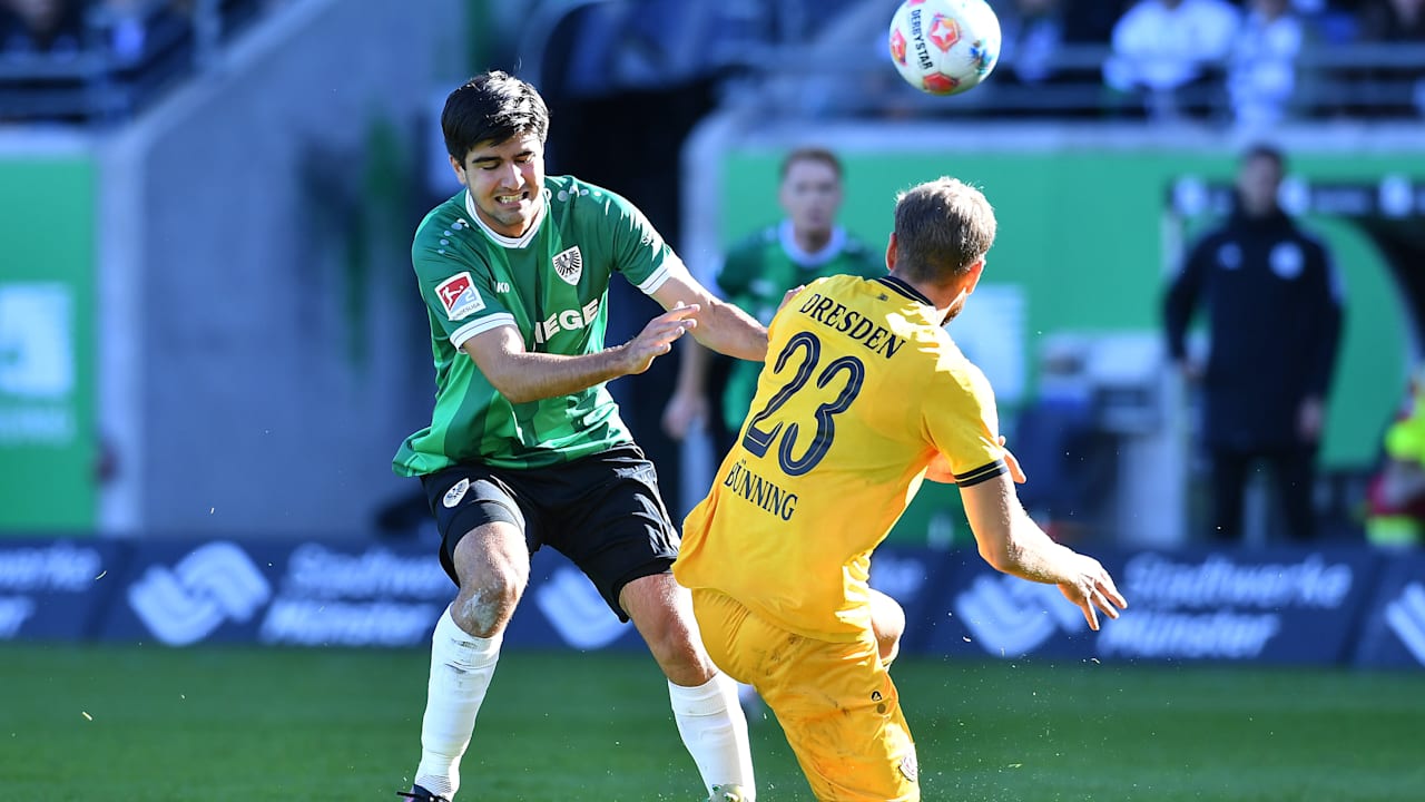 Nur 2:2 gegen Dresden: Rossipal lässt die Preußen leiden | Sport