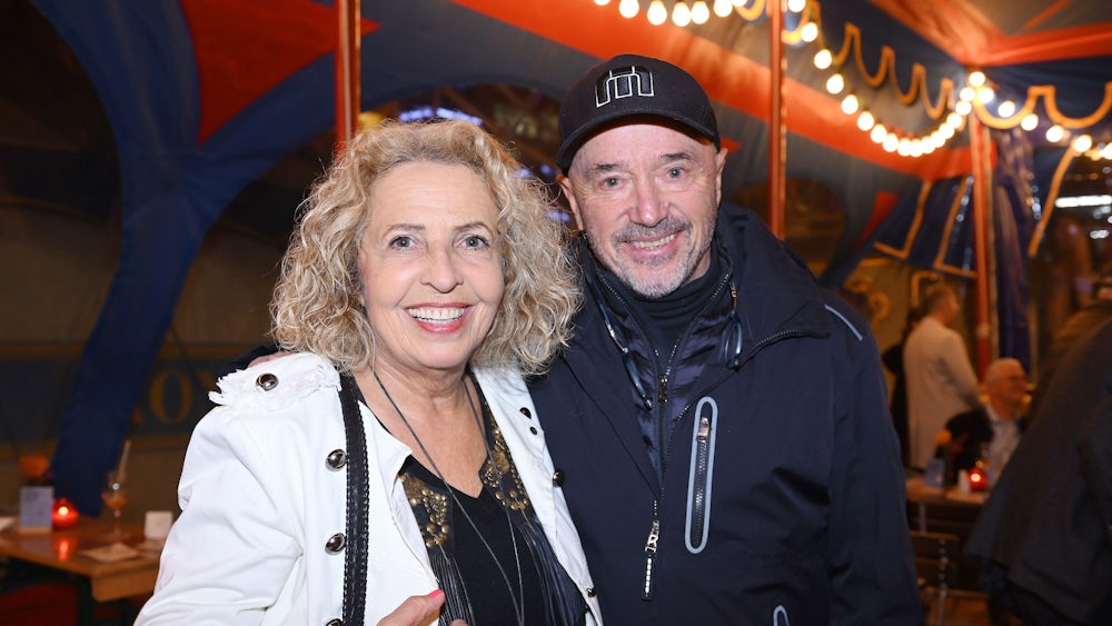 Schauspielerin Michaela May mit Ex-Skifahrer Christian Neureuther.