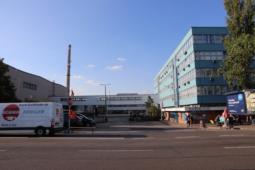 Am Gelände der Halberg Guss an der Merseburger Straße. Archivfoto: L-IZ.de