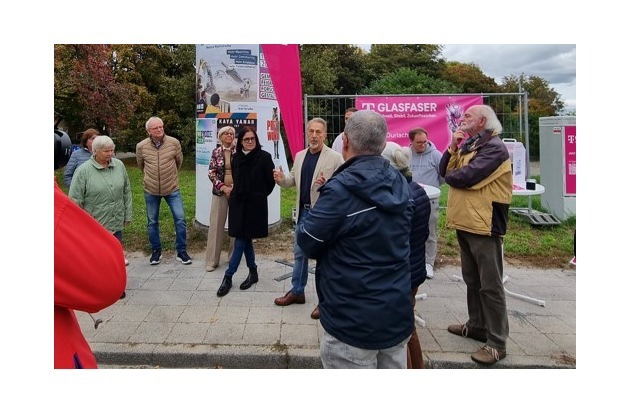 Karlsruhe: Telekom startet Glasfaserausbau im Stadtteil Durlach