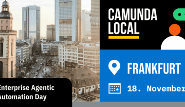 CamundaLocal Frankfurt am Main - Enterprise Agentic Automation Day – IT Finanzmagazin