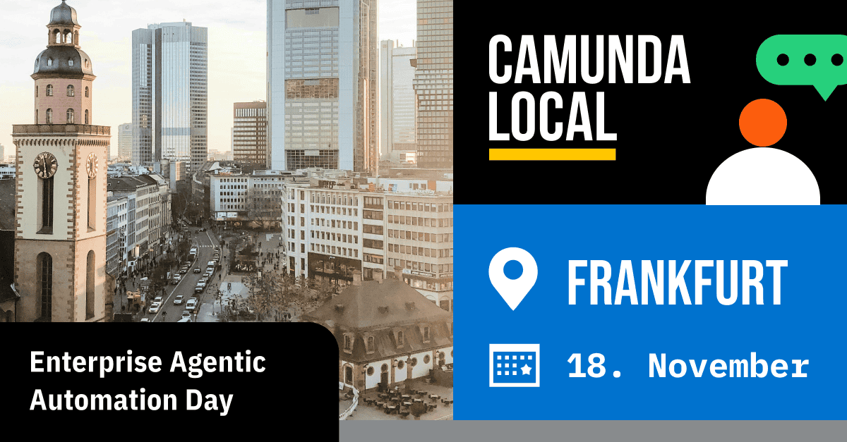 CamundaLocal Frankfurt am Main - Enterprise Agentic Automation Day – IT Finanzmagazin