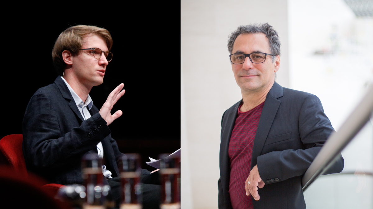 In drei Monologen stellen Samuel Hamen Figuren fest, dass es in Luxemburg mehr zu verlieren gibt, als zu gewinnen, derweil Enrico Lunghi (r.) auf das zurückblickt, was von Luxemburg bleibt, wenn die Menschheit nicht mehr da ist.