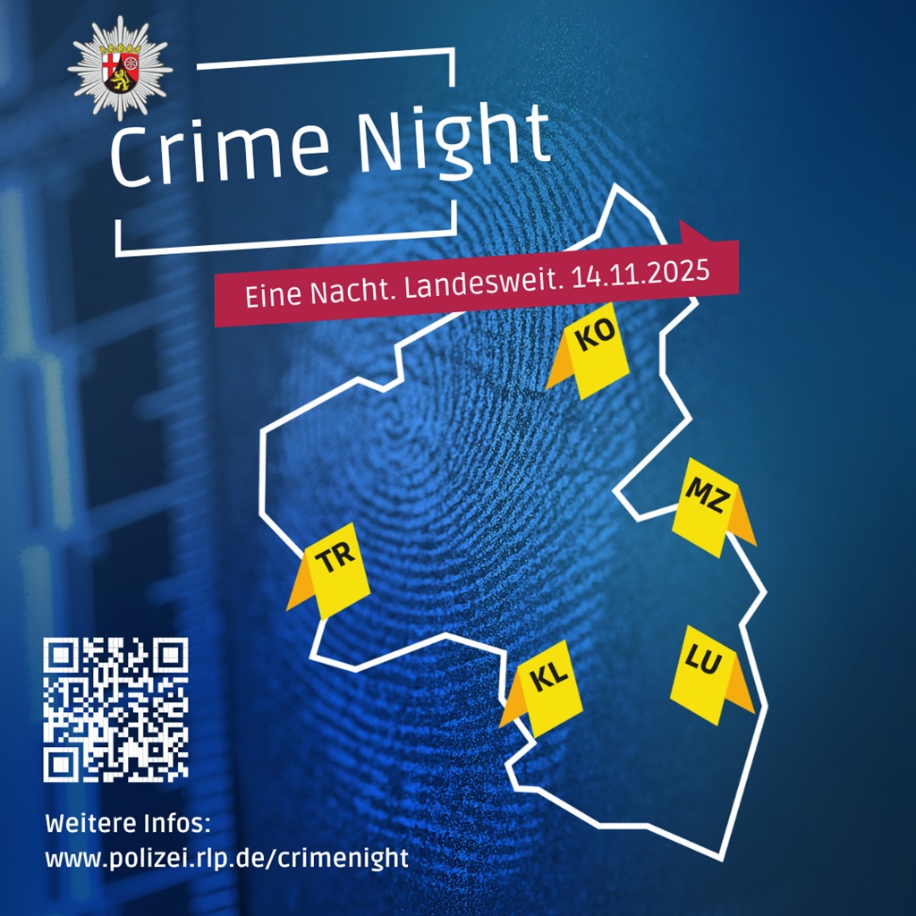 2. landesweite "Crime Night" am 14. November 2025