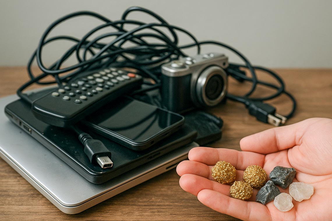 E-Waste Day: Rohstoffe aus Elektroschrott – ein wertvoller Schatz