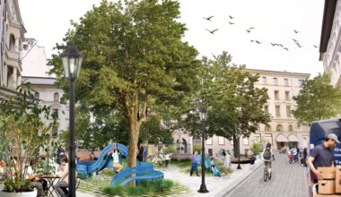 So könnte der Platz am Kosttor aussehen. Illu: Studio Gehl