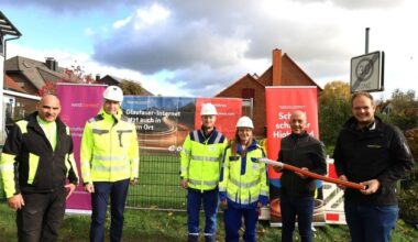 Pressemeldung: Spatenstich: Westconnect startet Glasfaserausbau in Welver Borgeln
