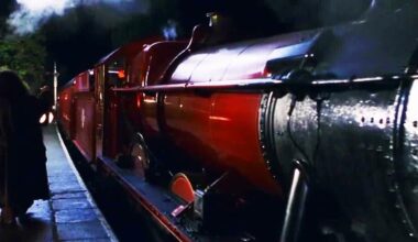 Der Hogwarts Express aus der Harry Potter-Filmreihe