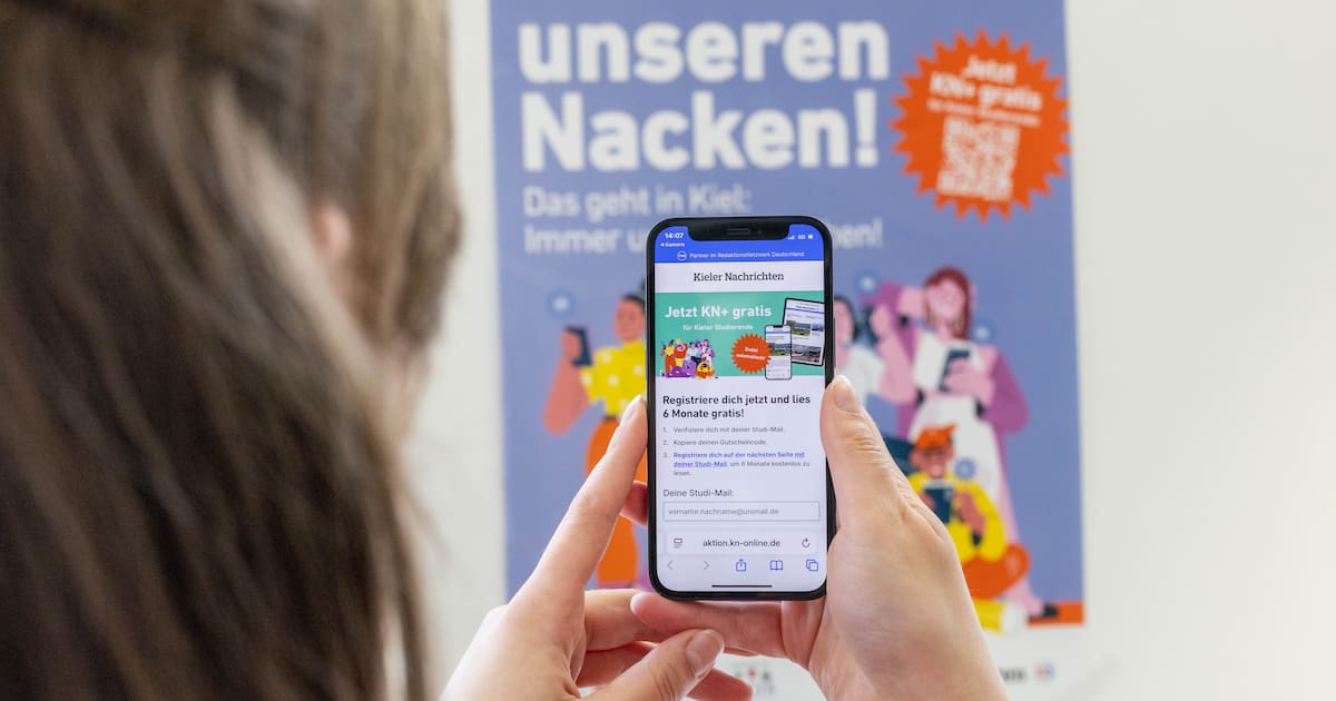 Studenten-Angebot in Kiel: 6 Monate KN+ kostenlos nutzen: So geht's