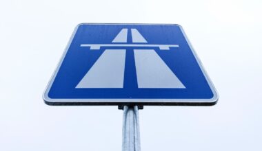 Auf der A4 in Dresden wird es nachts eng