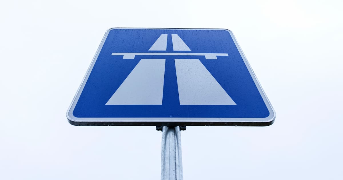 Auf der A4 in Dresden wird es nachts eng