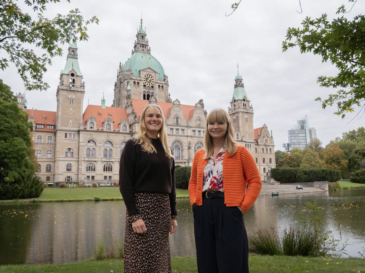 Die Mitarbeiterinnen des Innenstadtmanagement Hannover