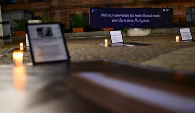 Kunstinstallation „UNTITLED" zum Tag der Prostitution in Wiesbaden