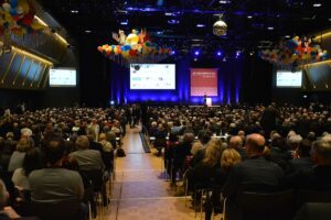 Jahresempfang d4er Wirtschaft in der Mainzer Rheingoldhalle: Stimmung getrübt. - Foto: gik