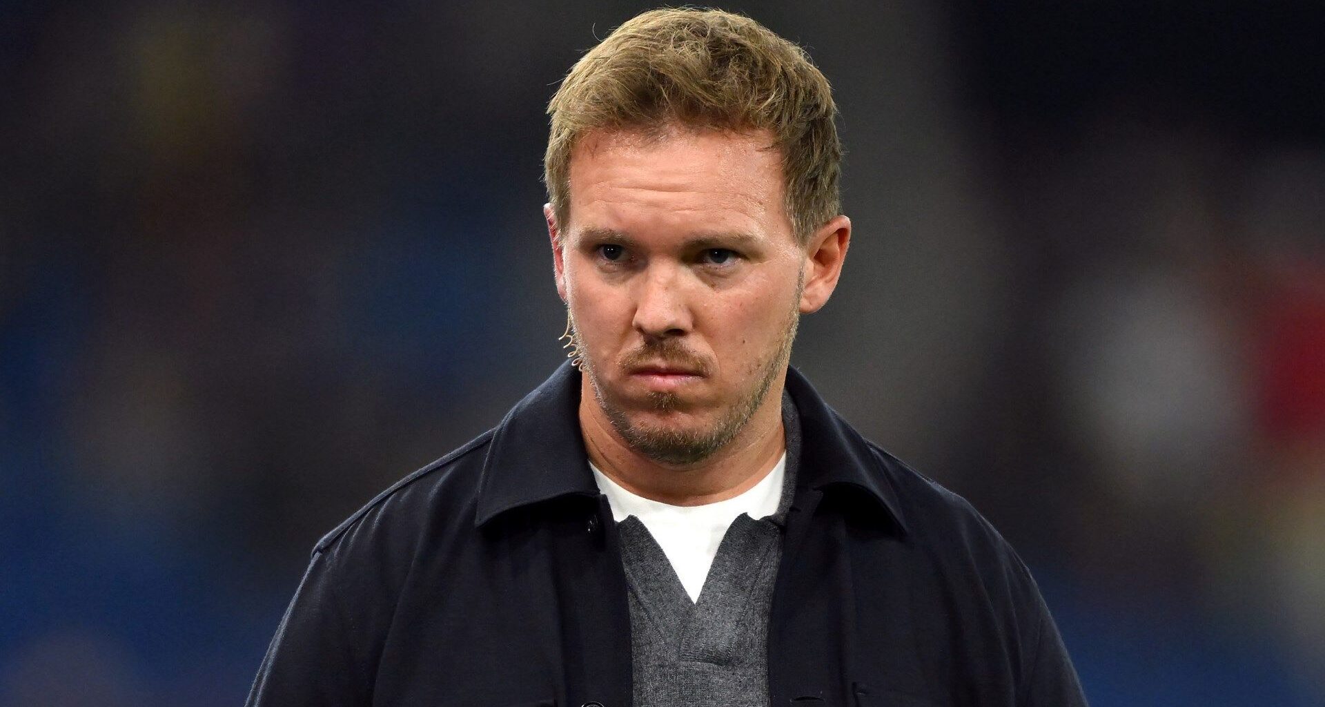 "Nein, wo steht das?": Bundestrainer Julian Nagelsmann widerspricht Reporterin bei einer Nachfrage zu seiner Aufstellung deutlich
