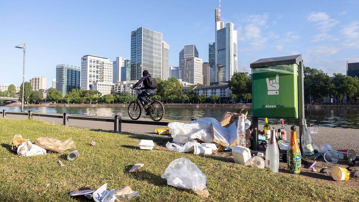 Hessen: Frankfurt startet Kampagne für weniger Müll in der Stadt