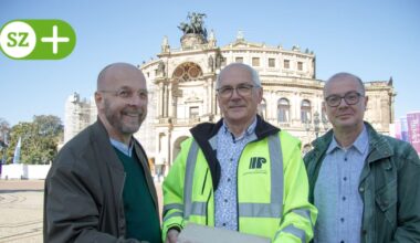 Semperoper bekommt wieder „trockene Füße“ aus sächsischem Sandstein
