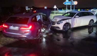 Rückwärts aus der Autobahnauffahrt: Unfall im Leipziger Norden