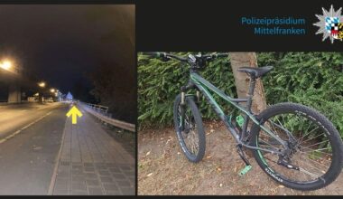 POL-MFR: (967) Unbekannter warf Fahrrad von Brücke auf fahrendes Wohnmobil - ...