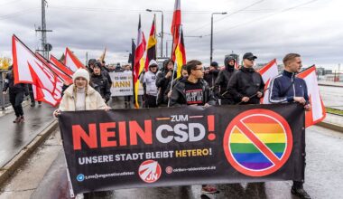 Berlin & Brandenburg: Protest und Polizeieinsatz beim CSD in Cottbus