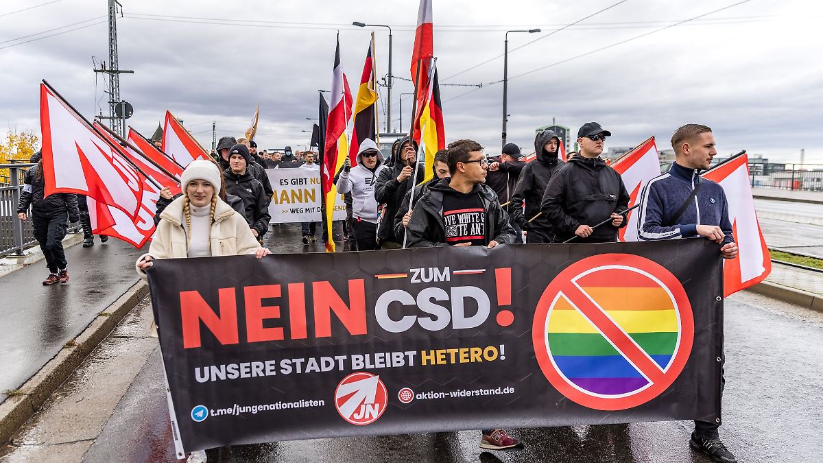 Berlin & Brandenburg: Protest und Polizeieinsatz beim CSD in Cottbus