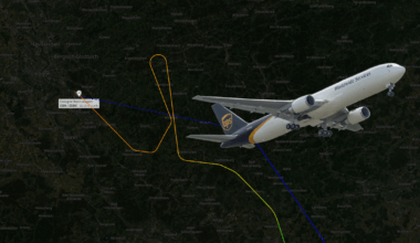 Boeing 767 von UPS verliert bei Anflug auf Köln/Bonn Metallteile