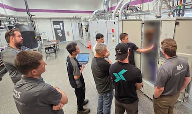Training im Innovationszentrum der Firma DAS Environmental Experts in Arizona.