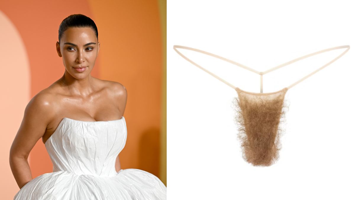 "Ich bin schockiert": So kam Kim Kardashian die Idee zum Schamhaar-Schlüppi