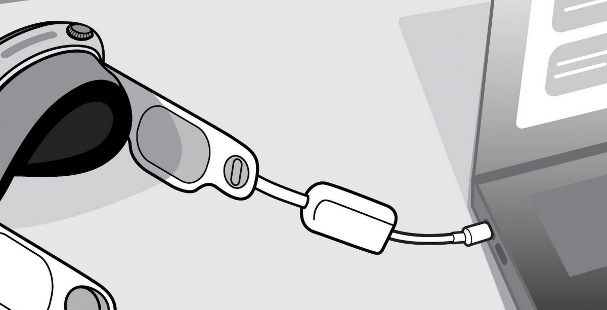 Kabelverbindung für Vision Pro: Neue Developer-Strap-Variante verfügbar